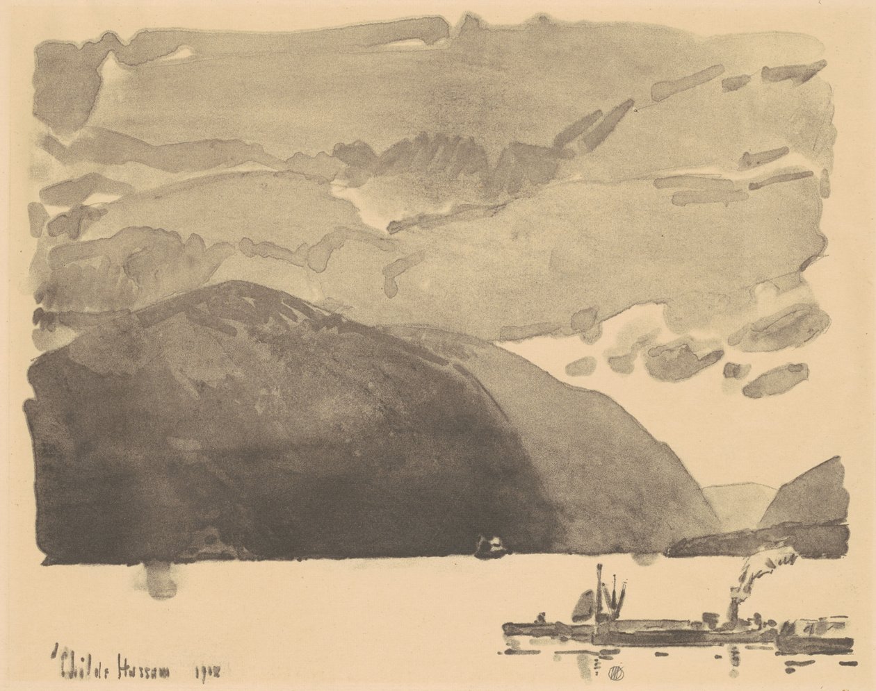 Fırtına Kralı, 1918. by Frederick Childe Hassam