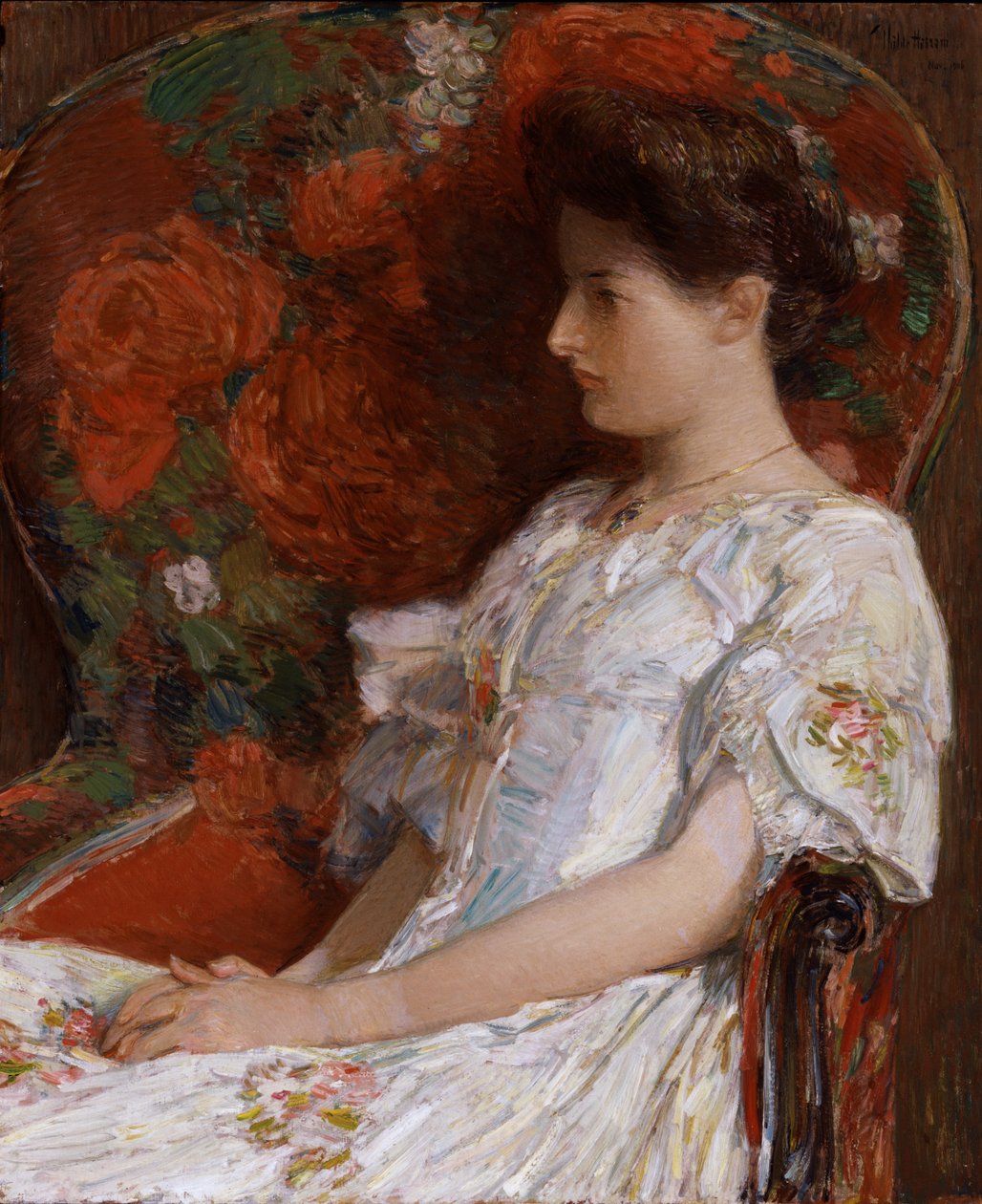 Viktorya Dönemi Sandalyesi, 1906. by Frederick Childe Hassam