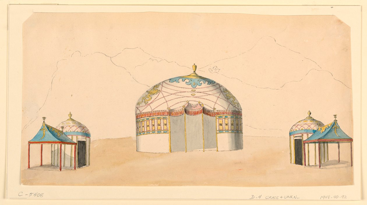 Pavyonlar için Tasarımlar by Frederick Crace