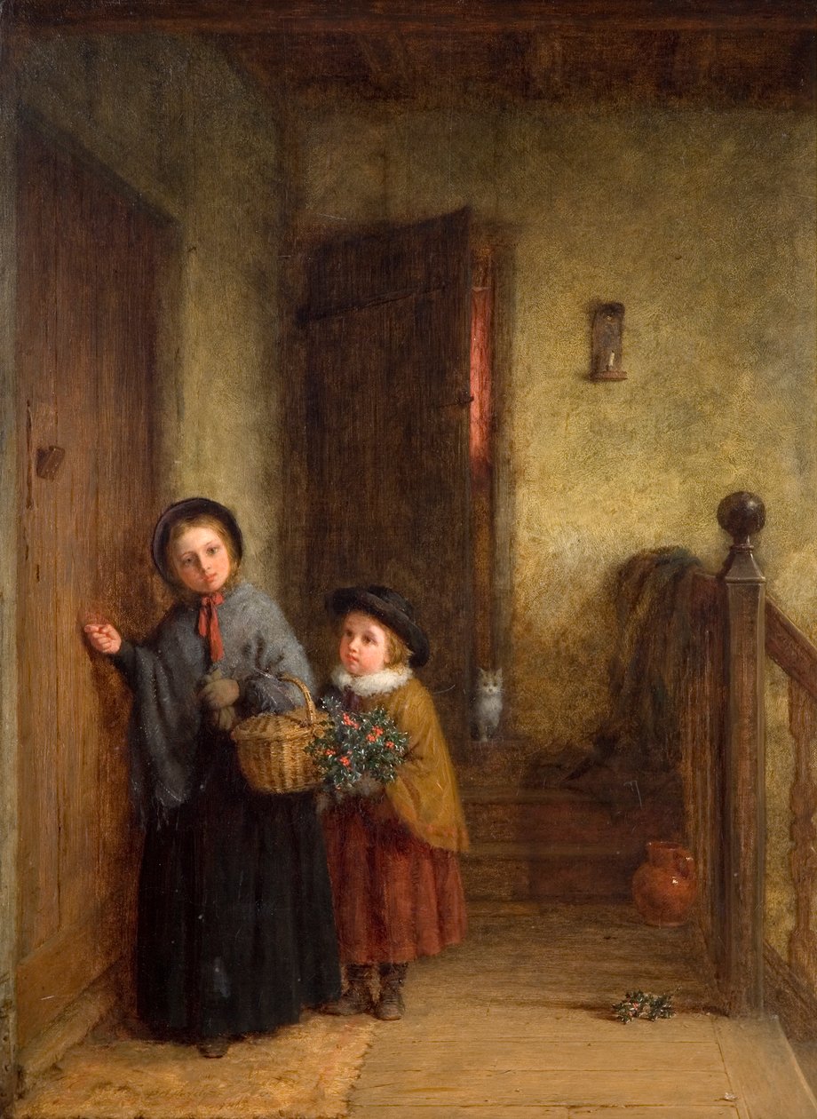 Noel Ziyaretçileri, 1869 by Frederick Daniel Hardy