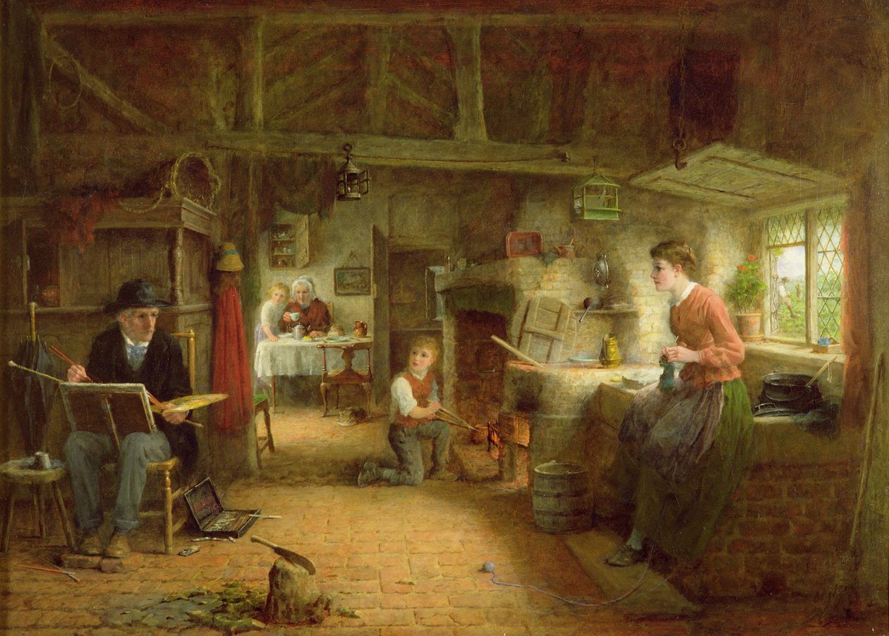 Sanatçının Ziyareti by Frederick Daniel Hardy