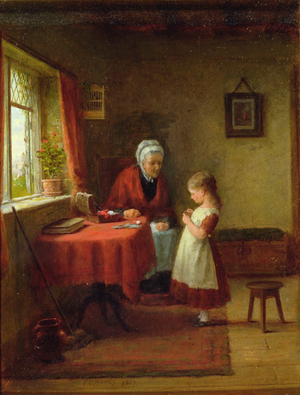 İlk Dikiş Dersi by Frederick Daniel Hardy