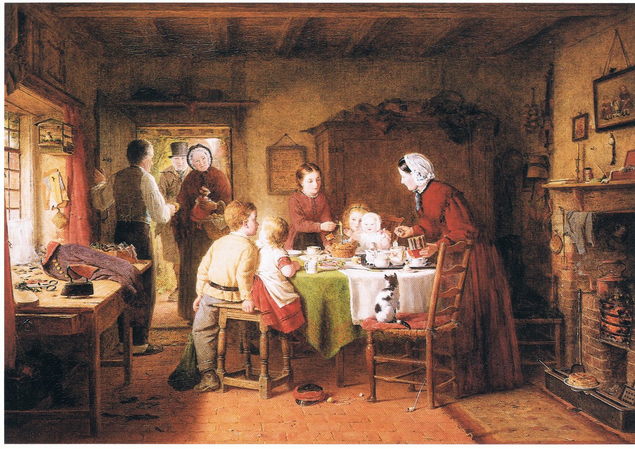 İlk doğum günü partisi by Frederick Daniel Hardy