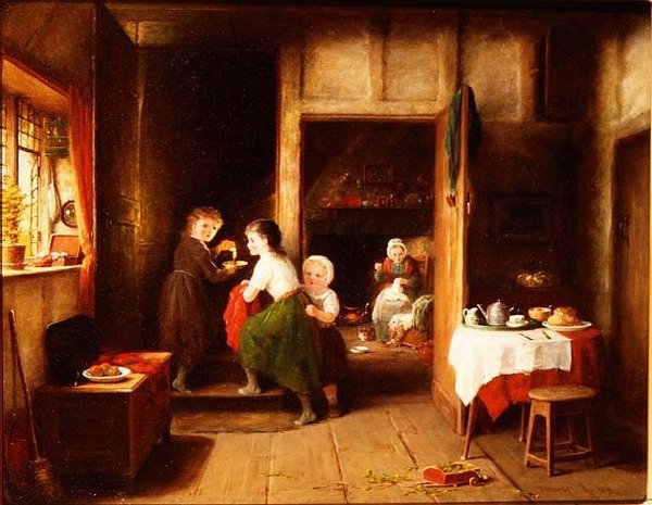 Yatağa Kadar Sürünüyorlar by Frederick Daniel Hardy
