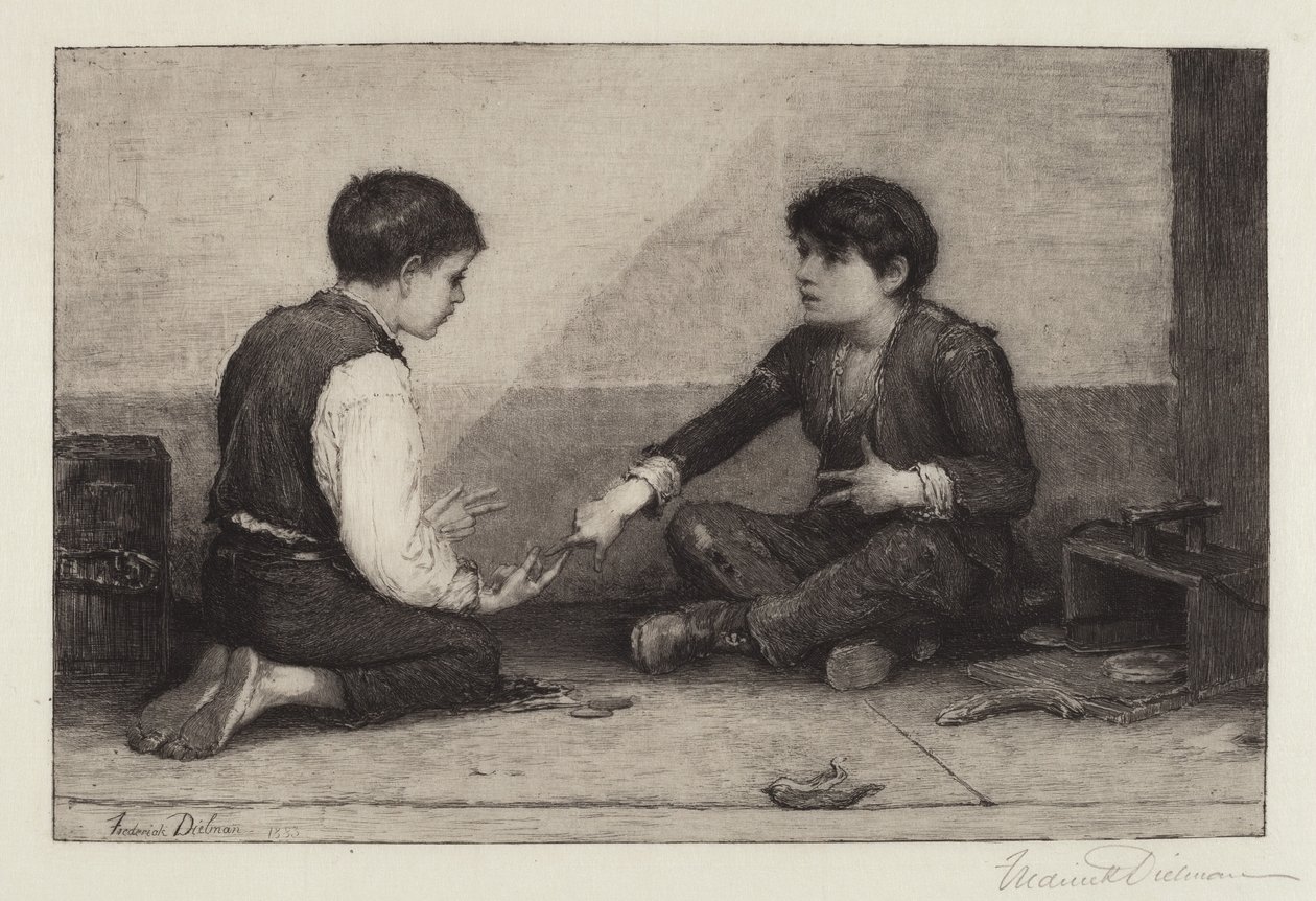 Mora Oyuncular by Frederick Dielman