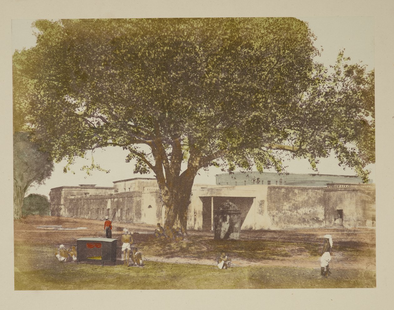 Hapishane, Kalküta.Fotoğrafçı: Fiebig, Frederick c 1851-1852 Kalküta ve çevresindeki bölgelerin görüntüleri. by Frederick Fiebig