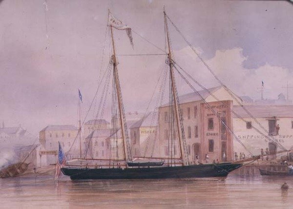 Dairesel Rıhtım, c.1855 by Frederick Garling
