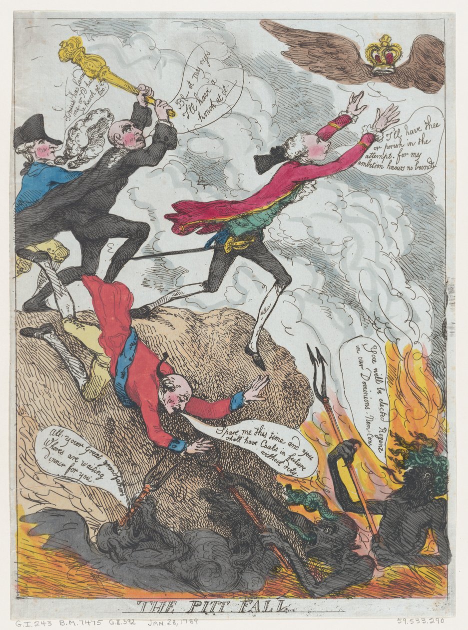 Pitt Fall, Ocak 1789. by Frederick George Byron