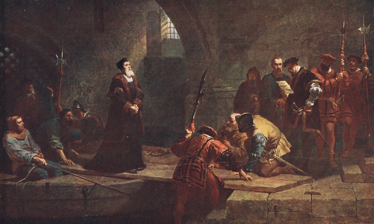Cranmer, Hainler Kapısında by Frederick Goodall