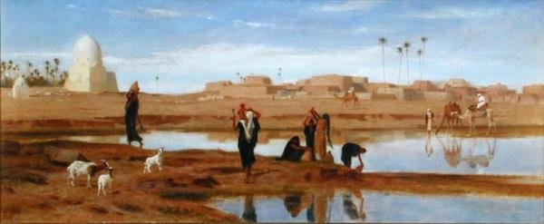 Nil kıyılarında by Frederick Goodall