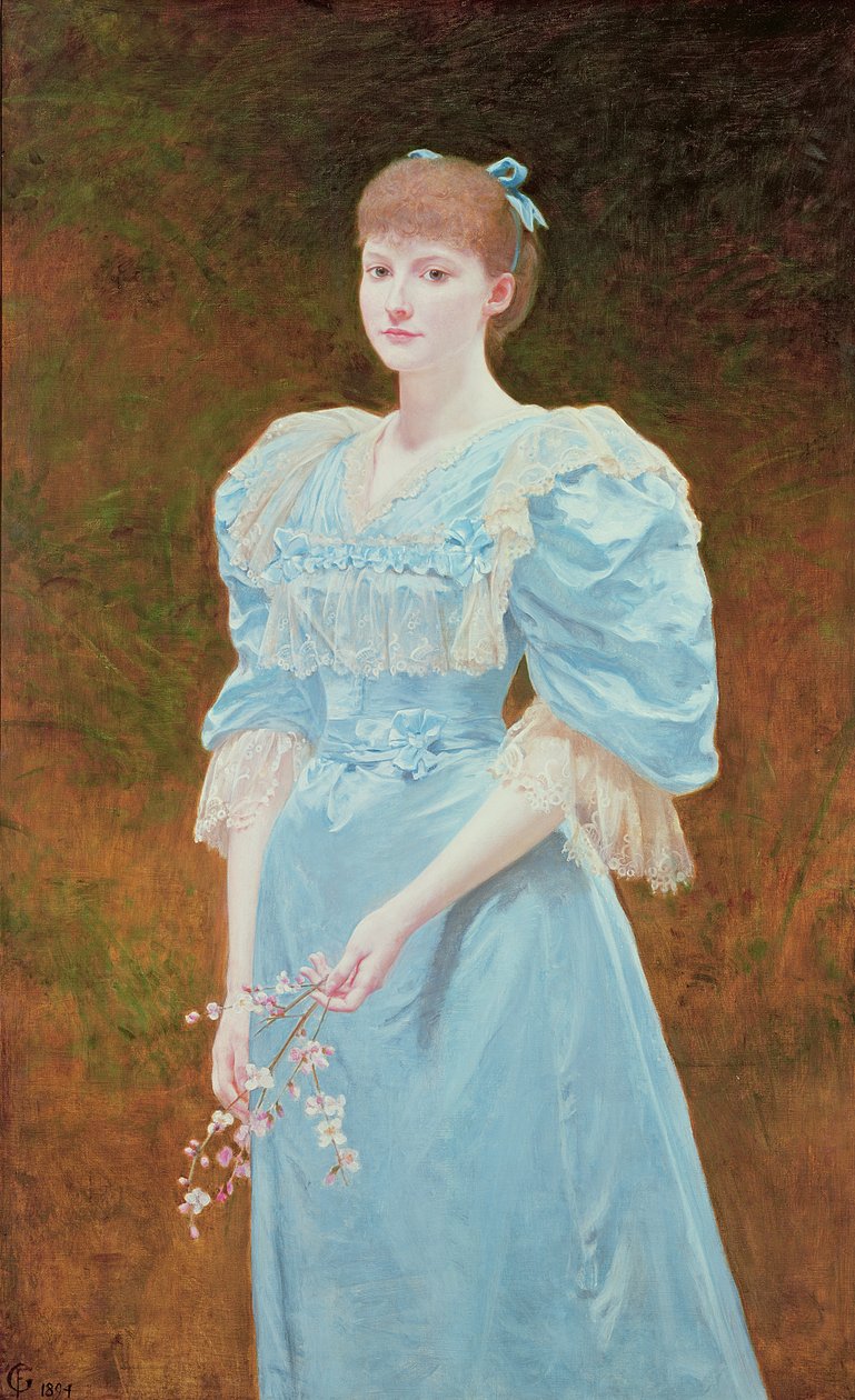 Rika - kızı, 1894 by Frederick Goodall