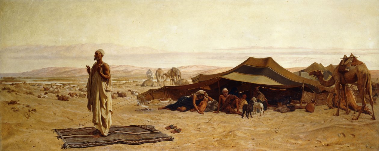 Duada Evin Başı, 1872 by Frederick Goodall