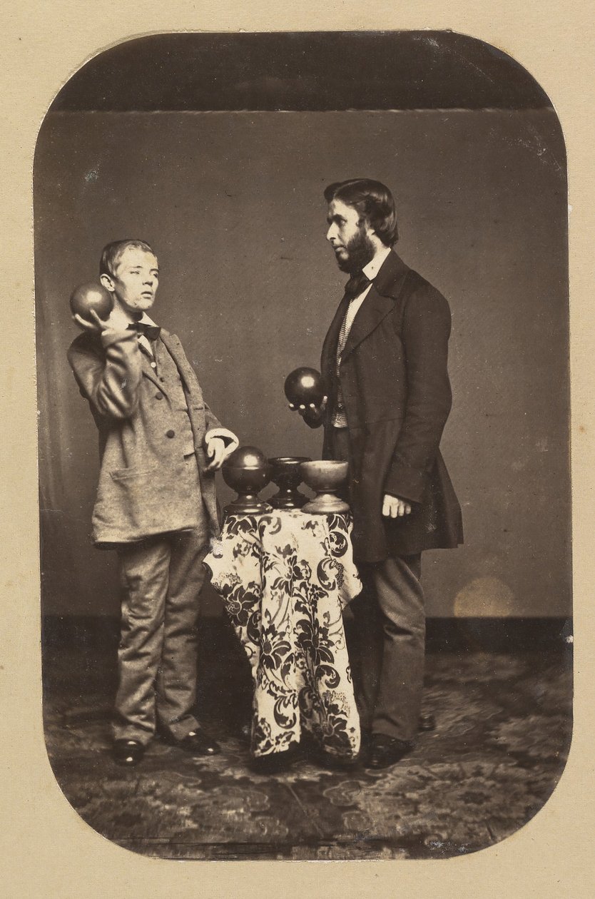 Dr. Joseph Parrish ve Bir Budala, ca. 1858. by Frederick Gutekunst