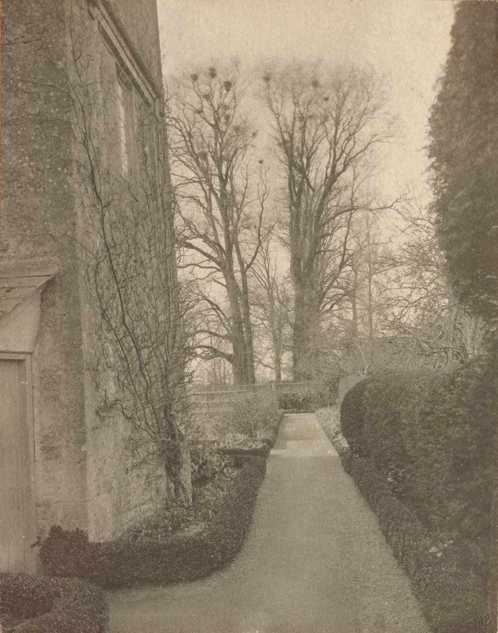 Kelmscott Malikanesi: Bahçede by Frederick H. Evans