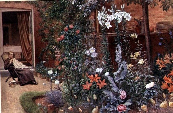 Bahçe Sınırı by Frederick Hamilton Jackson