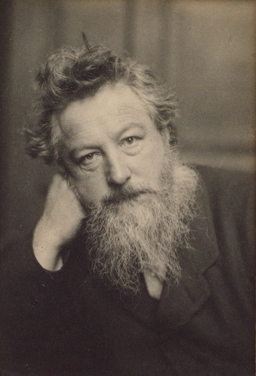 William Morris 1834-1896'nın Portresi. by Frederick Hollyer