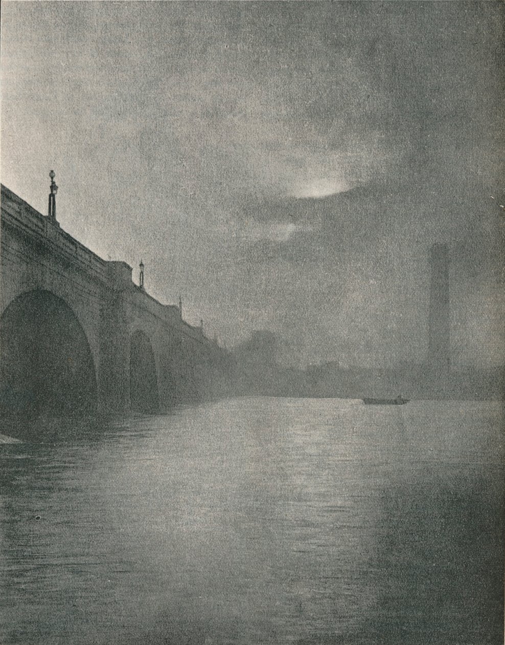 Waterloo Köprüsü, 1877 by Frederick Hollyer