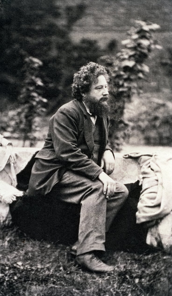 William Morris, İngiliz sanatçı ve tasarımcı, 19. yüzyıl by Frederick Hollyer