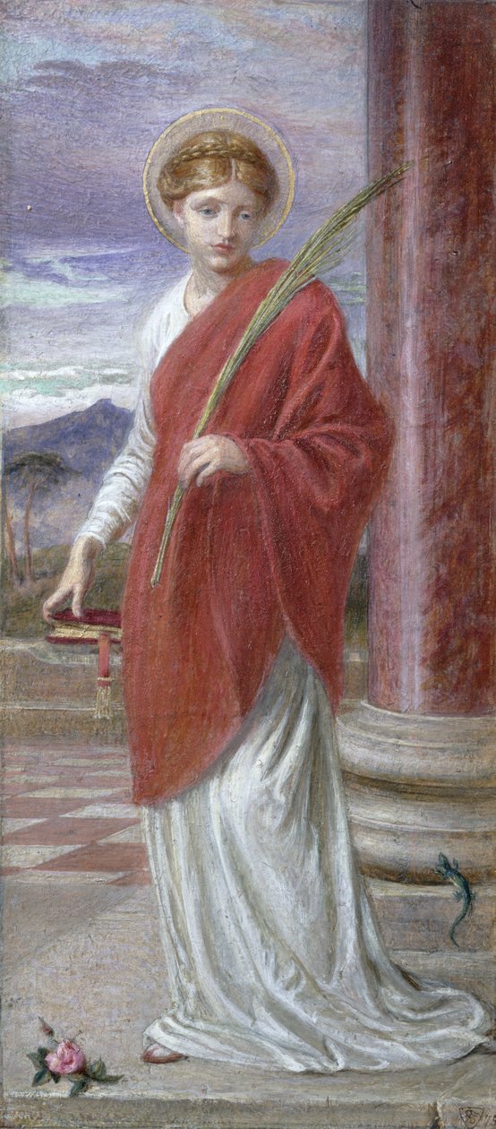 Santa Bibliana (guaj boya) by Frederick James Sheilds