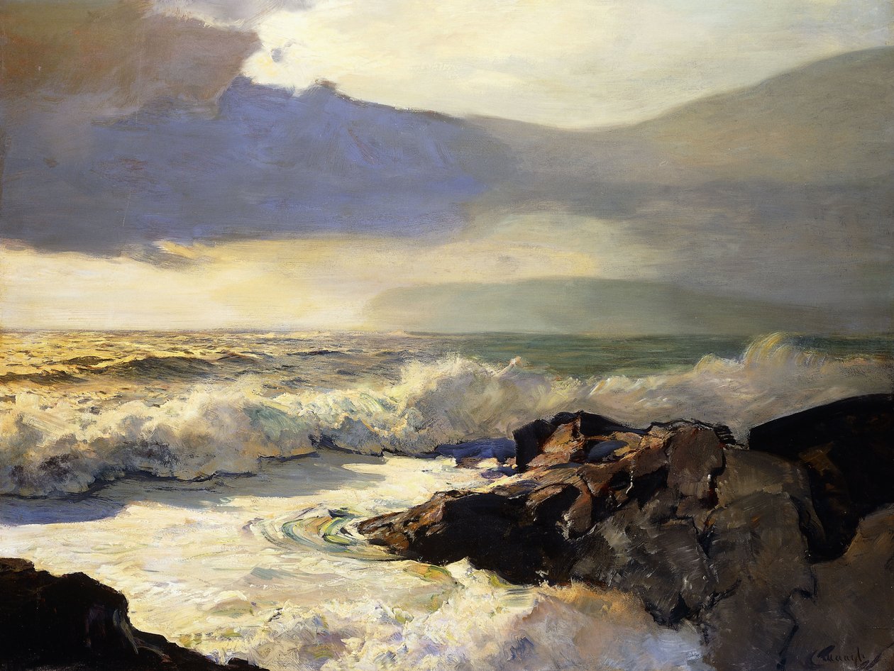 Yağmur Bulutları ve Deniz by Frederick Judd Waugh