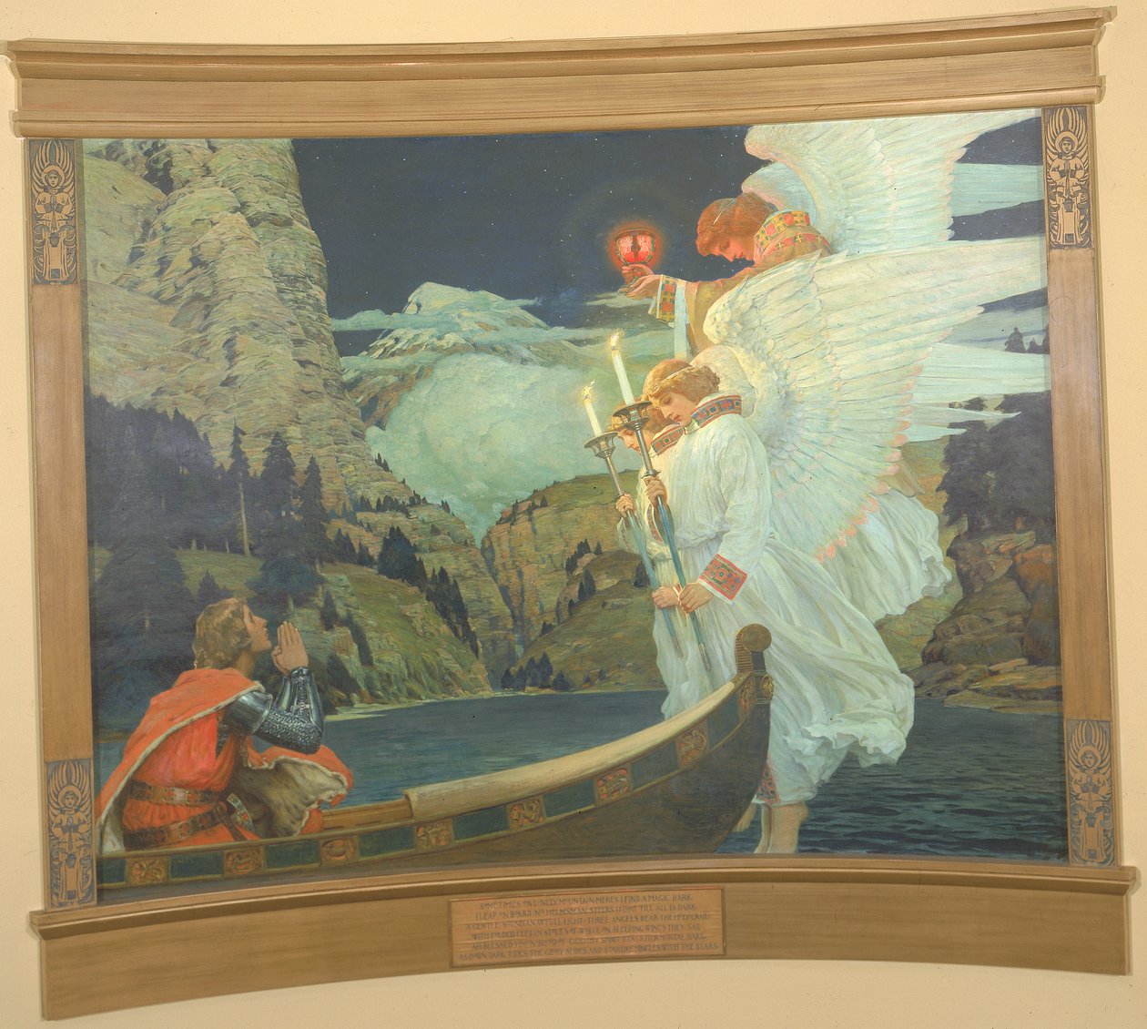 Kutsal Kase Şövalyesi, M.Ö. 1912. by Frederick Judd Waugh