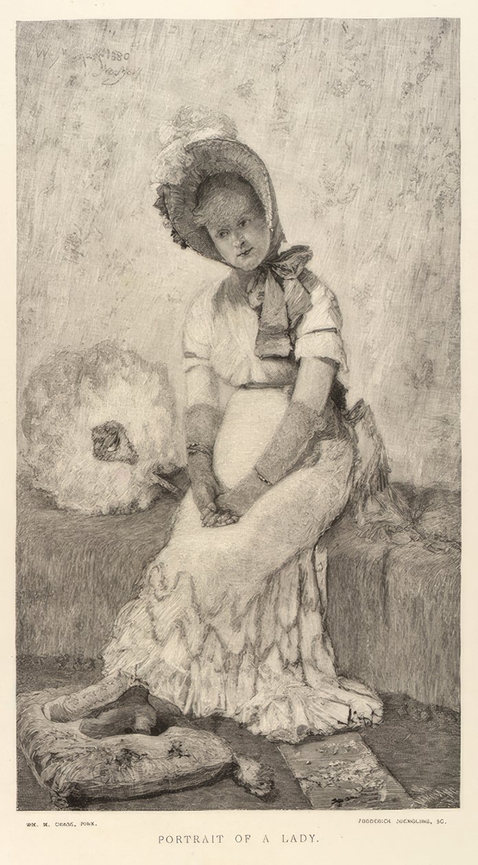 Bir Bayan Portresi by Frederick Juengling