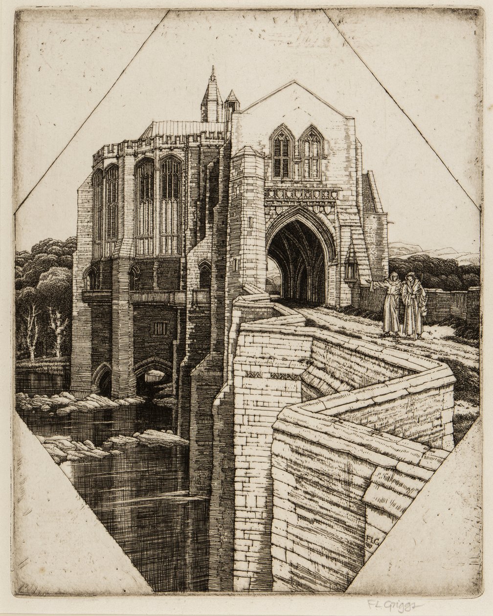 St Botolphs Köprüsü No. 2, 1936-37 by Frederick Landseer Maur Griggs