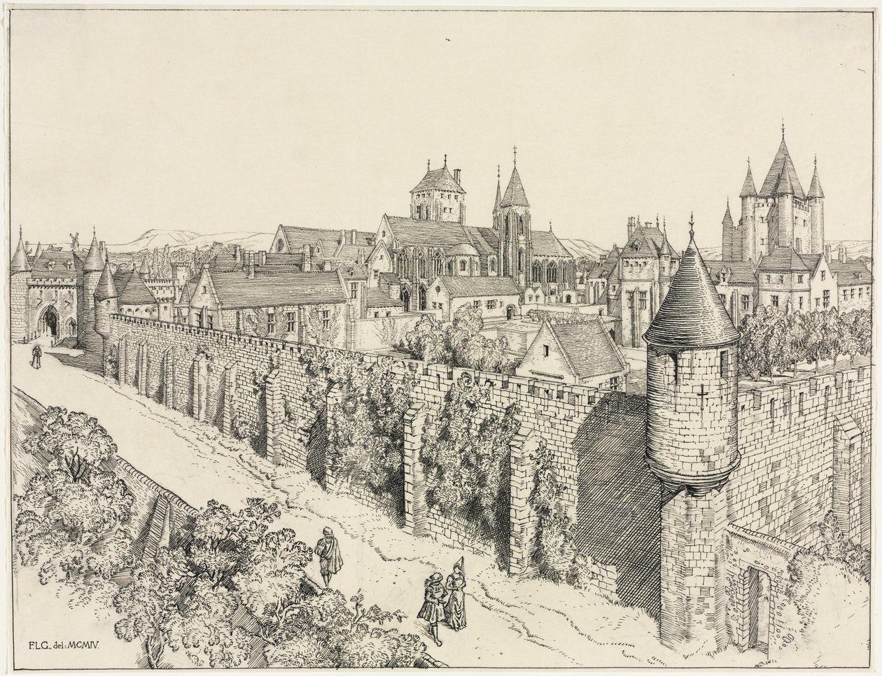 Tapınak, Paris by Frederick Landseer Maur Griggs