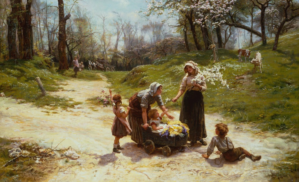 Mayıs (tuval üzerine yağlı boya) by Frederick Morgan