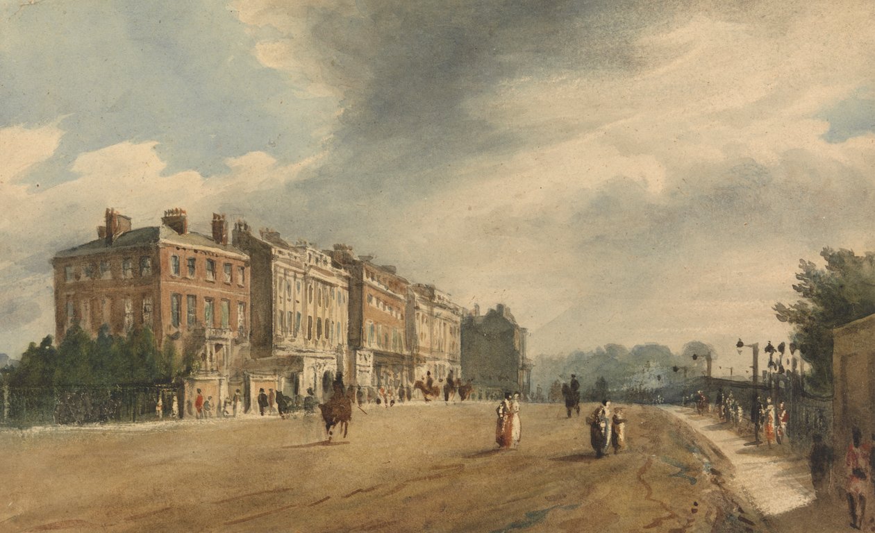 Apsley House ve Piccadilly ... Hyde Park Köşesinden by Frederick Nash