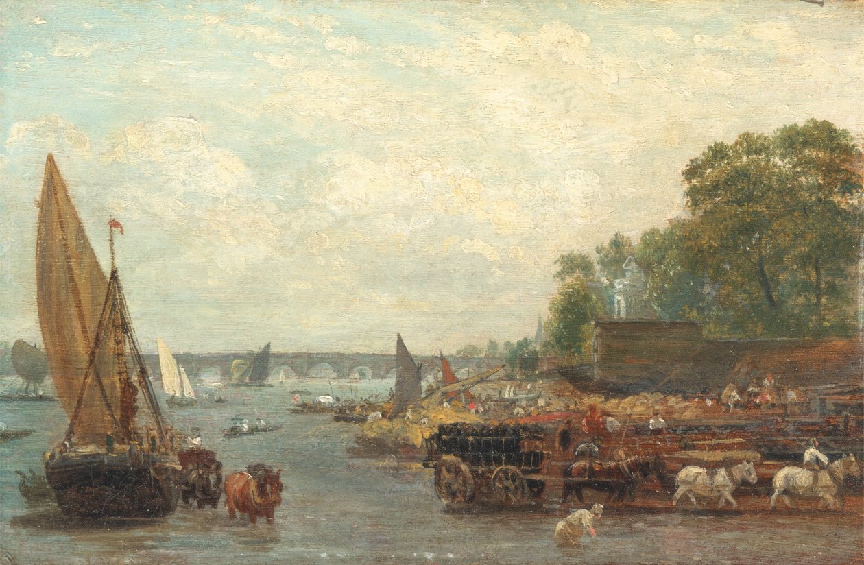 Westminster köprüsü by Frederick Nash