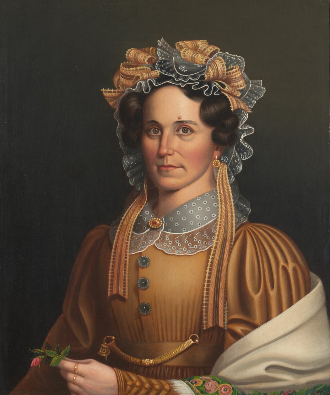 Kahverengi Lady, c. 1855. by Frederick R. Spencer