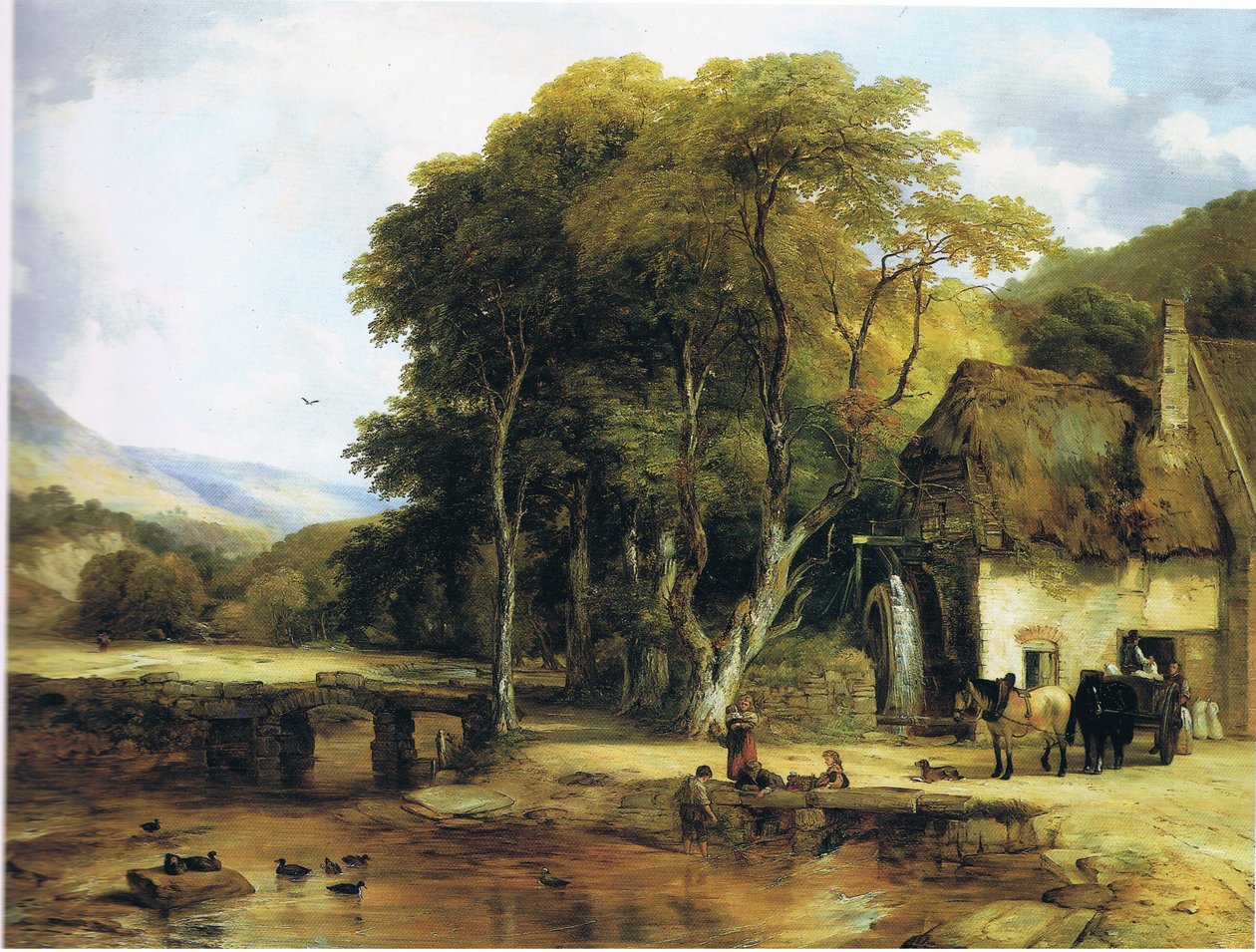 Devonshire manzarası by Frederick Richard Lee