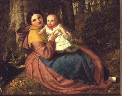 Sanatçının Oğlu ve Hemşiresi by Frederick Richard Pickersgill