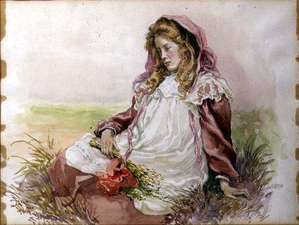 haşhaşlı kız by Frederick S. Lewis