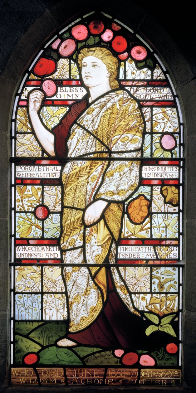 Mezmur 103, 1870 (vitray) by Frederick Vincent Hart