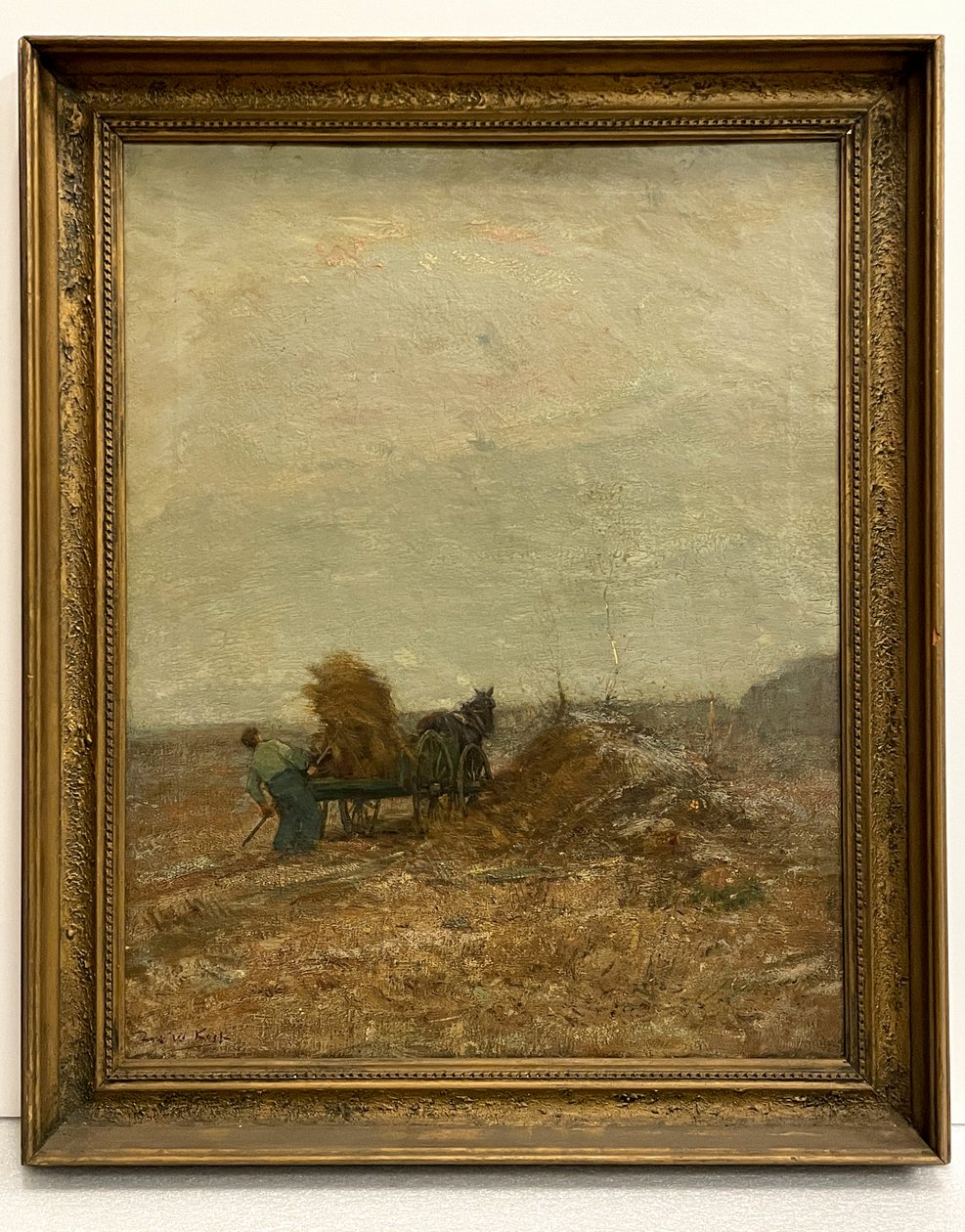 Buzlu Bir Sabah (tuval üzerine yağlıboya) by Frederick W. Kost