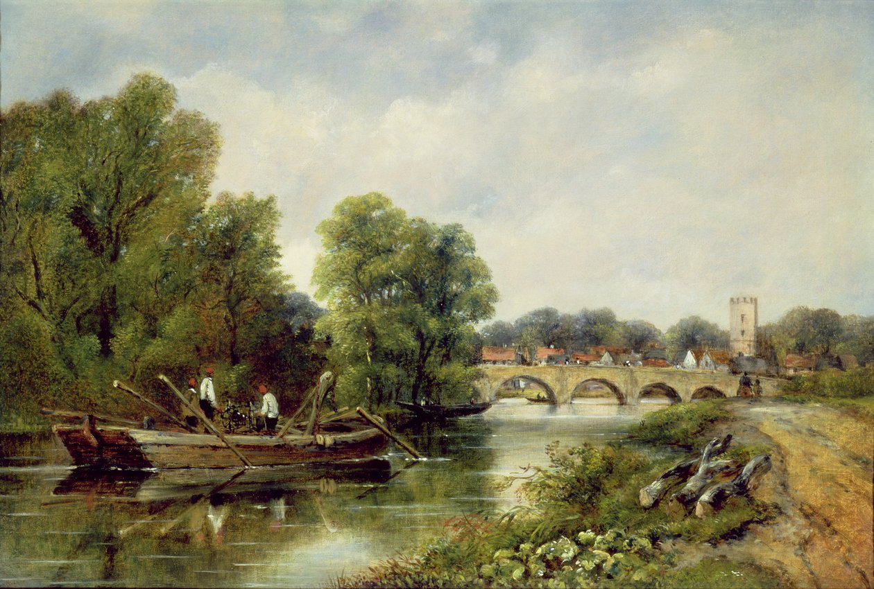 Henley-on-Thames Köprüsü by Frederick Waters Watts