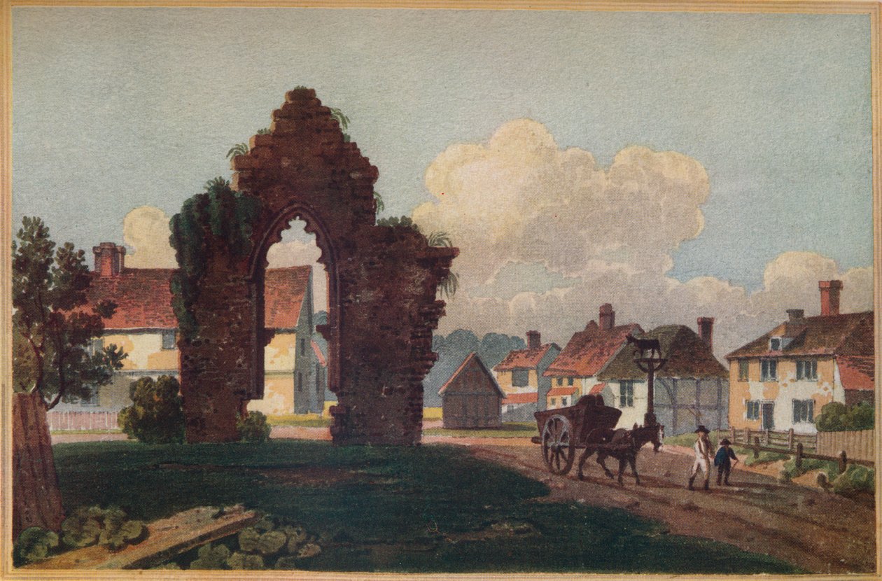 Eski Bir Şapelin Kalıntıları, Milkhouse Caddesi, Cranbrook Yakınında, Kent, 1813 by Frederick Wilton Litchfield Stockdale