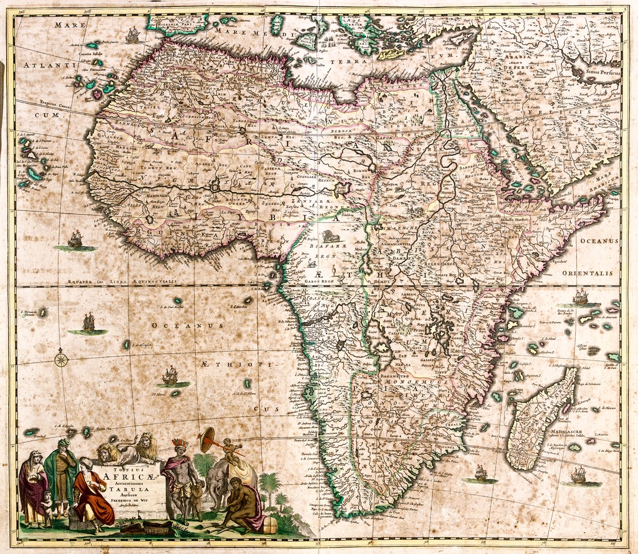 Afrika by Frederick de Wit