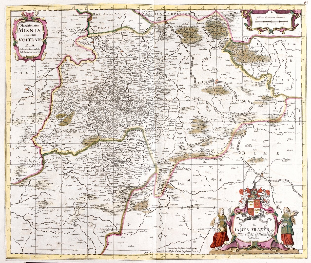 Saksonya, Almanya by Frederick de Wit