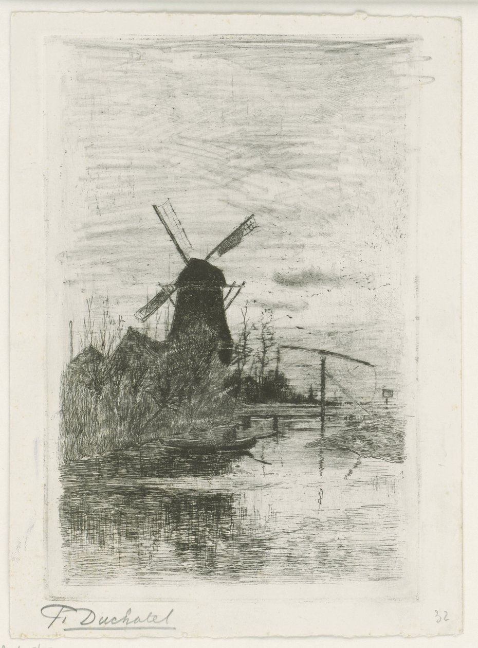 Balıkçı by Fredericus Jacobus van Rossum du Chattel (signed by artist)