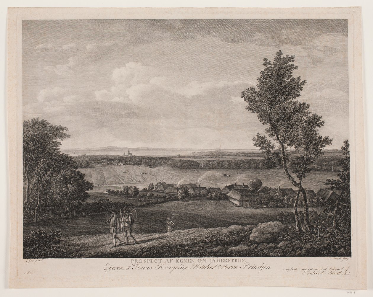 Jægerspris hakkında bölgenin İzahı by Frederik Ludvig  Bradt