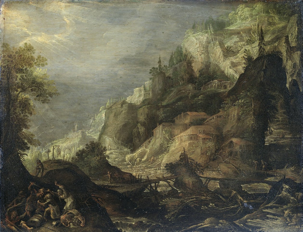 Dağlık Manzara by Frederik van Valckenborch