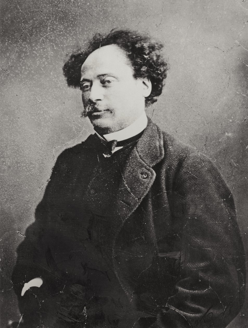 Alexandre Dumas Fils (1824-95) by French Photographer