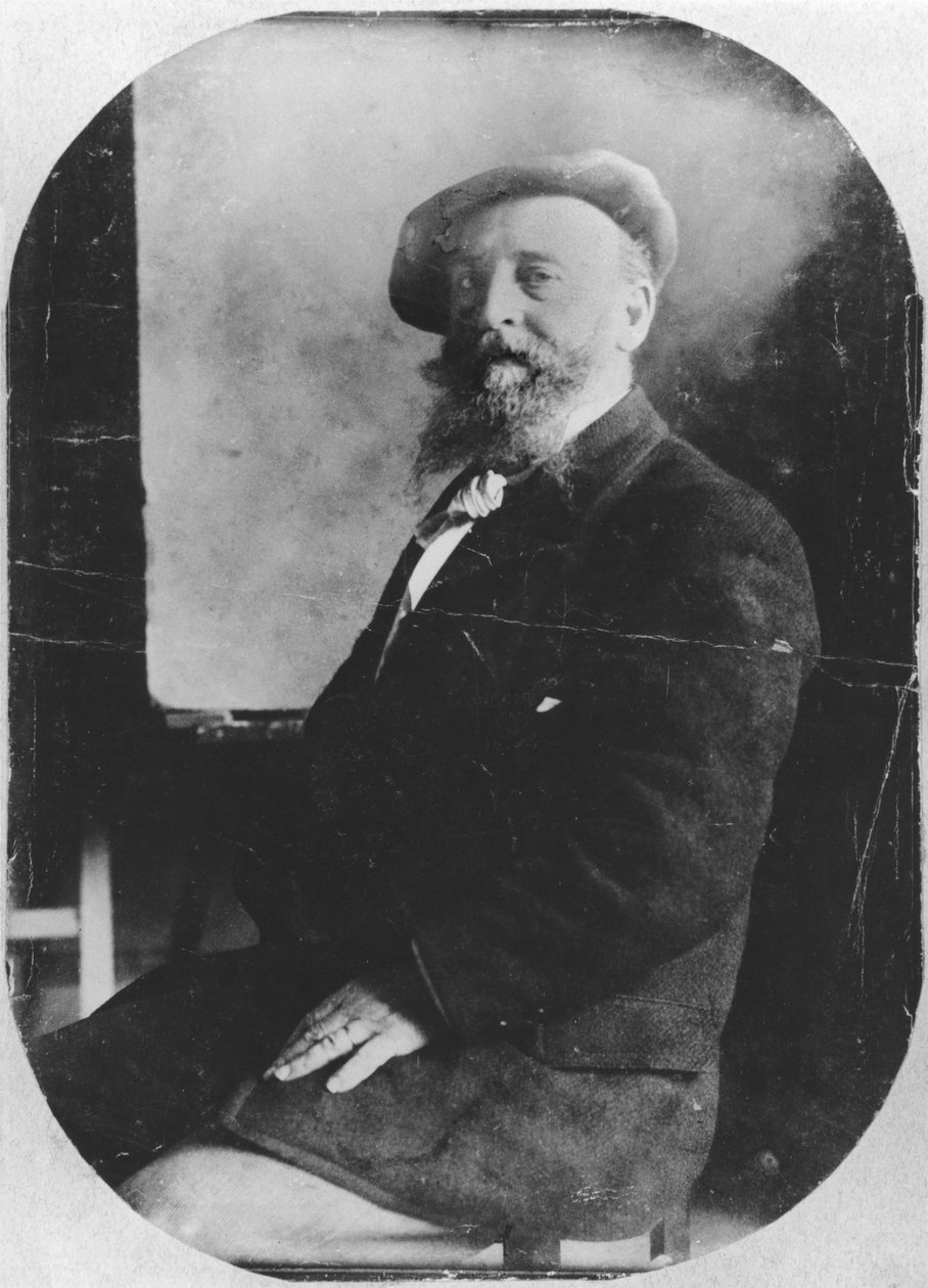 Alfred Sisley (1839-99) c.1895 by French Photographer