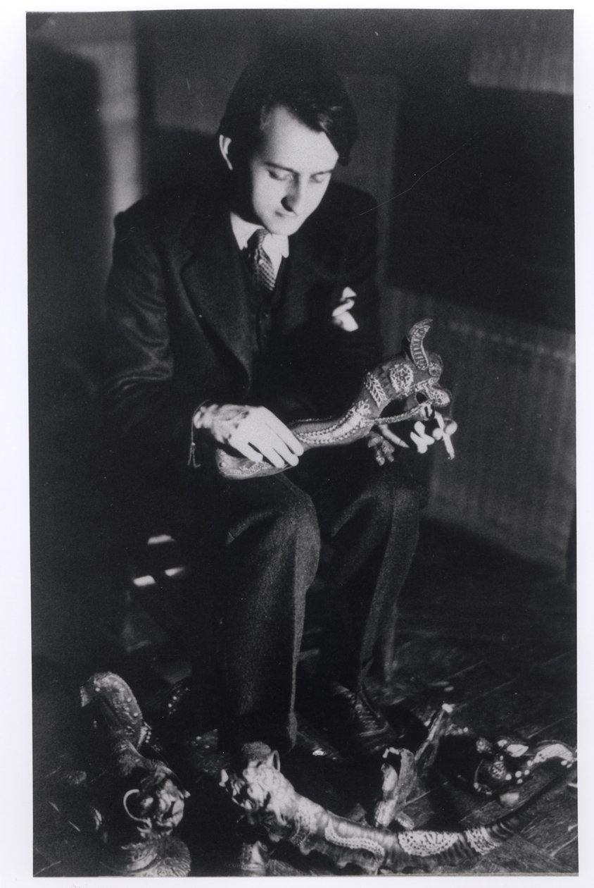 Andre Malraux (1901-76), Rue du Bac, Paris, c.1933 by French Photographer