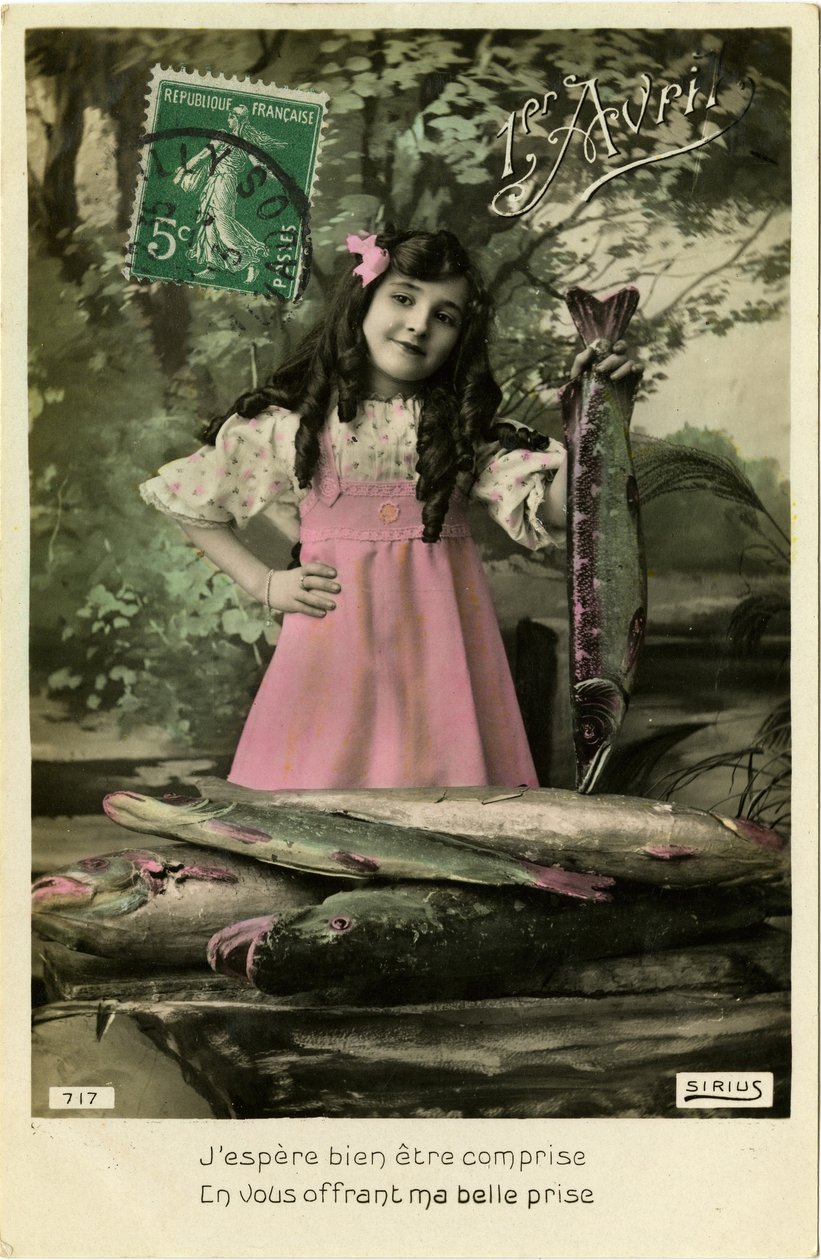 1 Nisan 1913 (renkli fotoğraf) by French Photographer