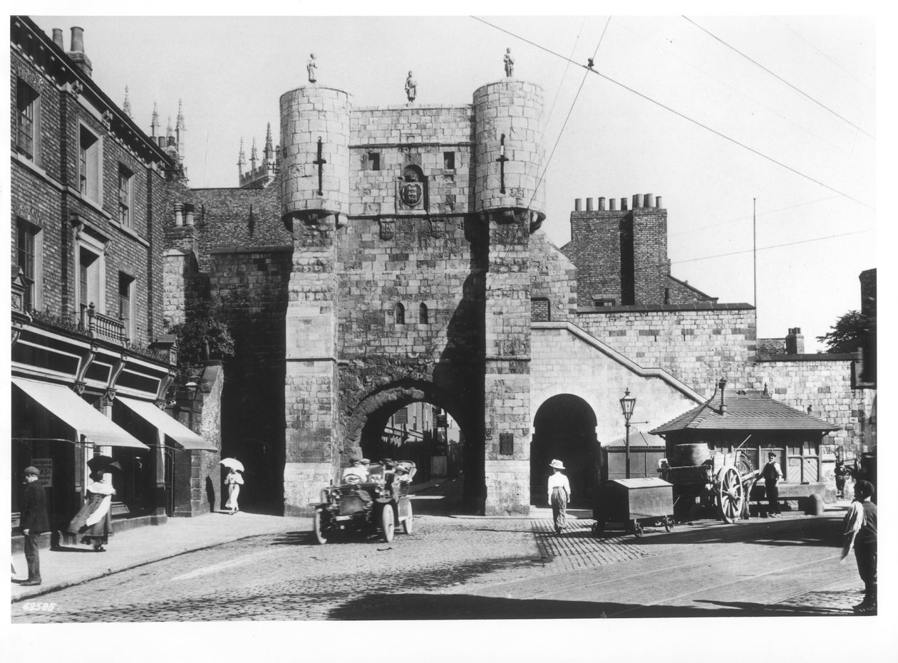 Bootham Bar, York, 1900 dolayları by French Photographer