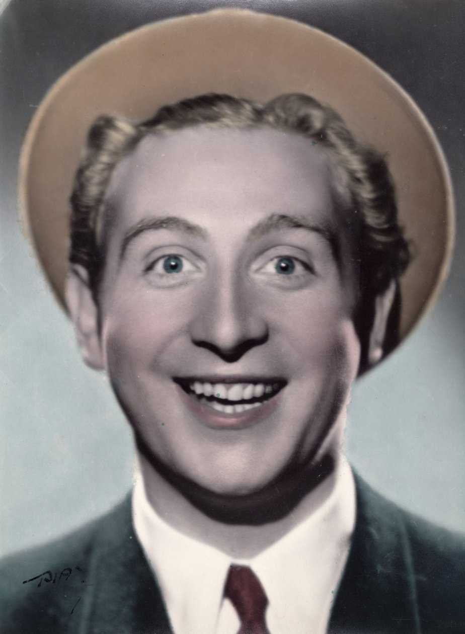 Charles Trenet (1913-2001), 1938 (renkli fotoğraf) by French Photographer